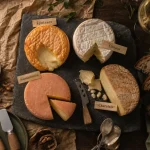 Fromages bourguignons : Époisses, Cîteaux et Soumaintrain sur ardoise