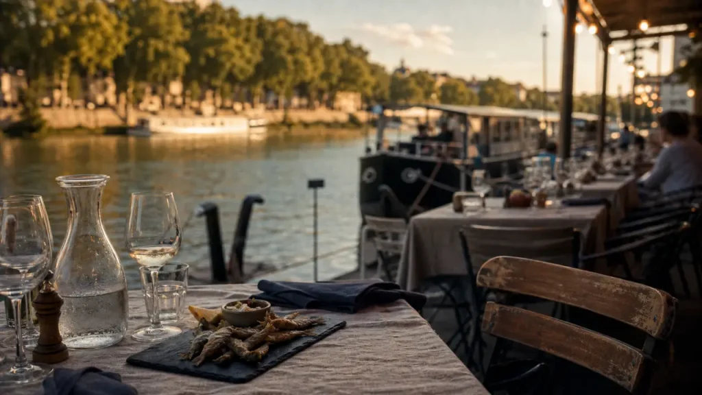 Restaurant bord de Saône : terrasse, grenouilles et critères concrets pour bien choisir