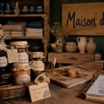 Maison de pays produits du terroir : miel et confitures artisanales