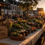 Marché bio local et musical à Pont-Croix, concert gratuit à 20h