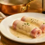 Recette du jambon à la chablisienne : jambon nappé sauce Chablis