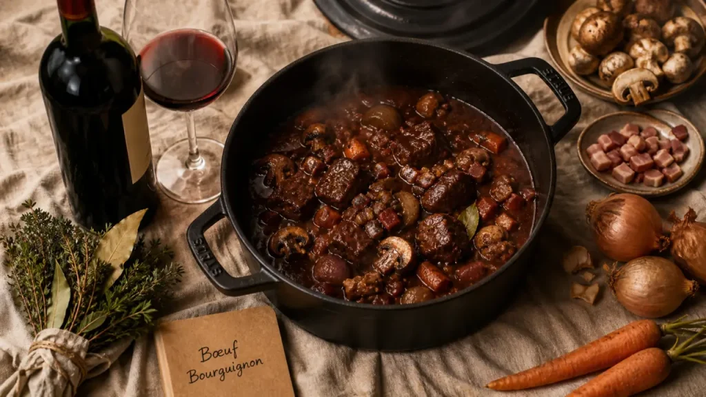 Quel vin pour un bœuf bourguignon ? Pinot noir, dosage, pièges à éviter