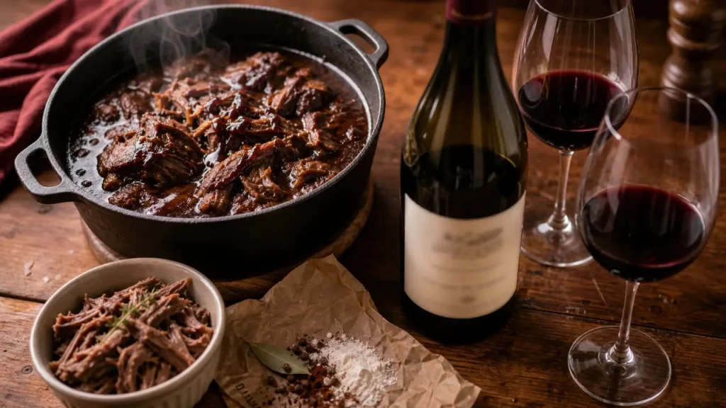 Bœuf bourguignon : le rouge fruité et frais reste le meilleur choix, avec des alternatives précises