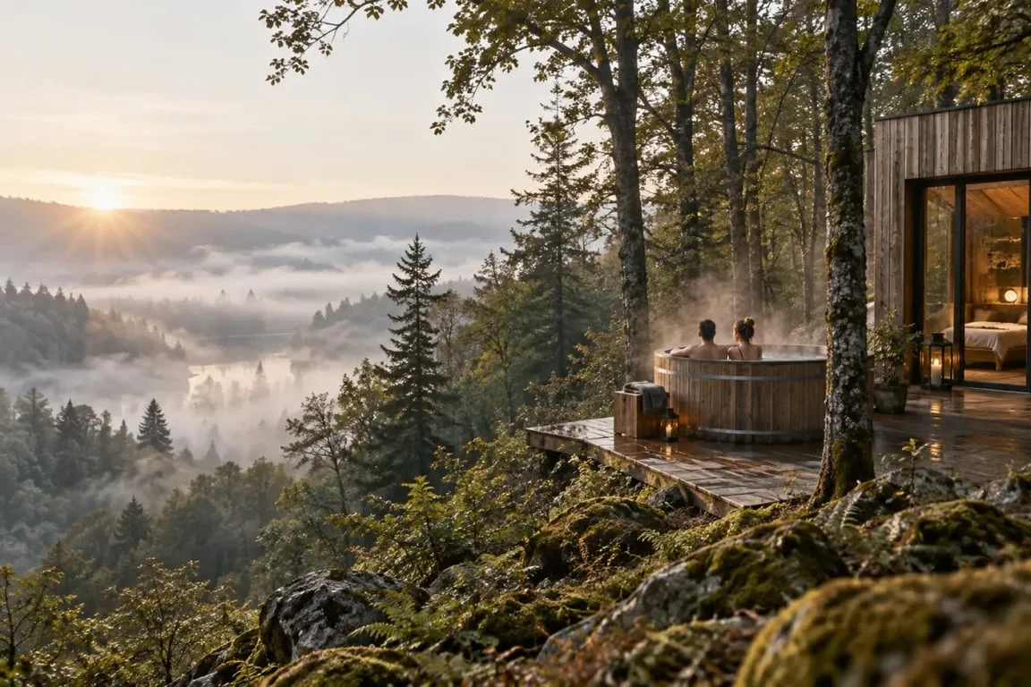 Nuit insolite pour un week-end romantique en Bourgogne dans le Morvan