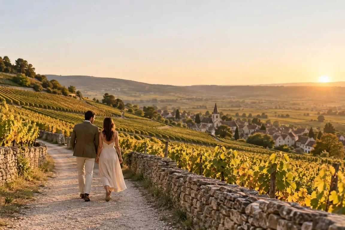 Week-end romantique en Bourgogne au cœur des vignobles de Beaune