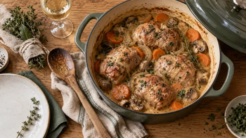Paupiettes de veau au vin blanc : une sauce onctueuse en 45 minutes