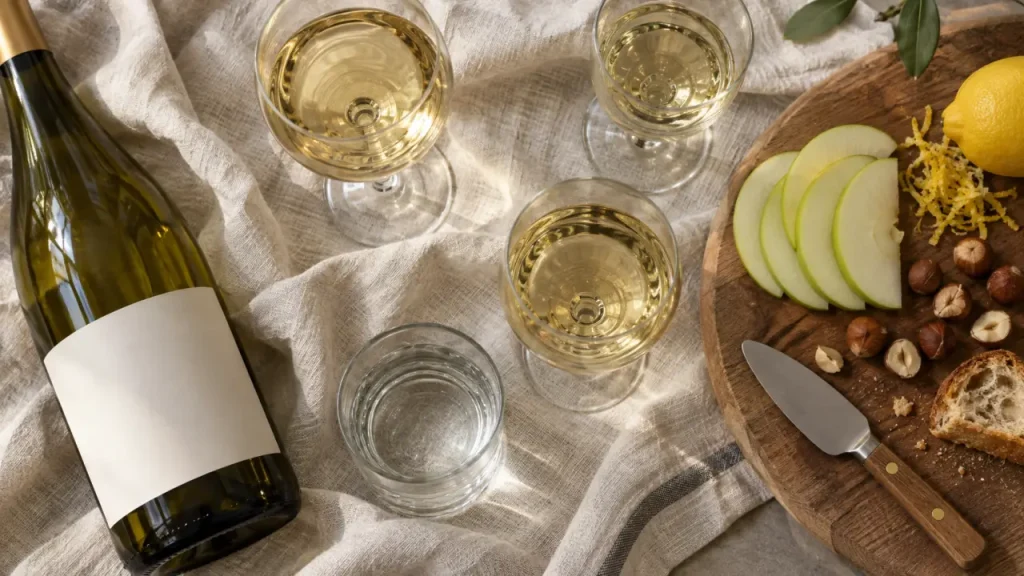 Le Chardonnay change de style selon le terroir, du Chablis tendu au blanc beurré